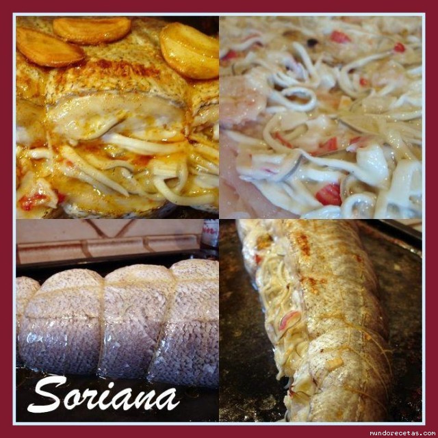 merluza rellena al horno