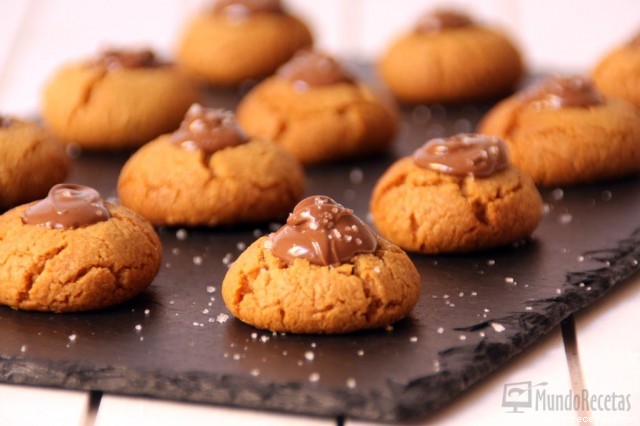 Galletas de Mantequilla de Cacahuete y Nutella por Vicky