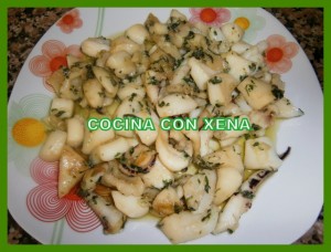 Sepia en Salsa Verde con Thermomix por Xena