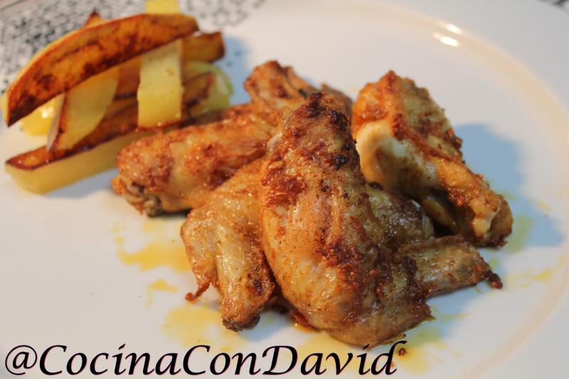 Alitas de Pollo Picantes por Cocina con David