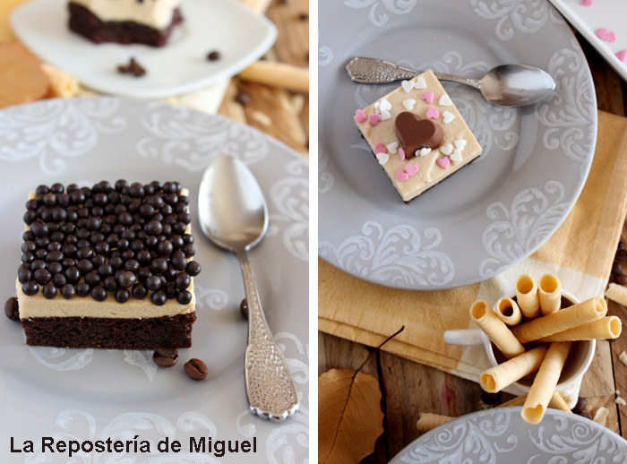 Brownie Mousse Espresso Especial San Valentin por La Repostería de Miguel