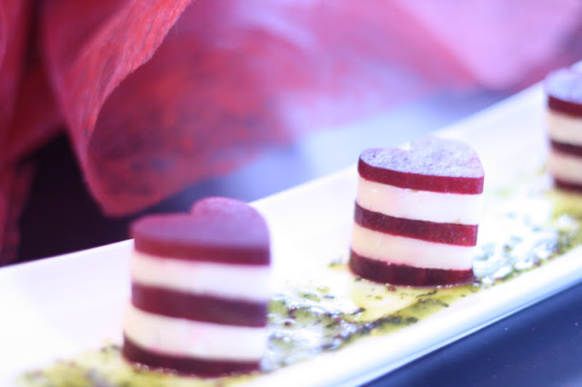 Corazones de Remolacha y Queso para San Valentín por Cucharita de Palo