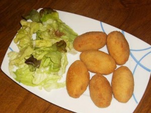 Croquetas de Pollo por Lacocinadeadita
