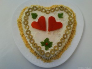 Ensaladilla para San Valentín  por Flori