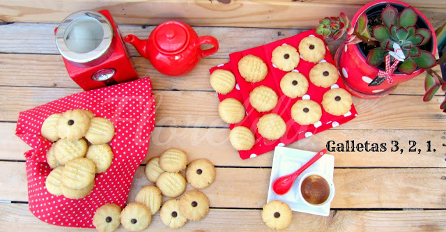 Galletas 3, 2, 1 por Florelila