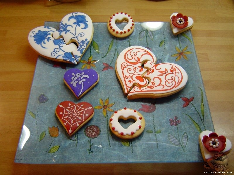 Galletas para San Valentín por Marisalas