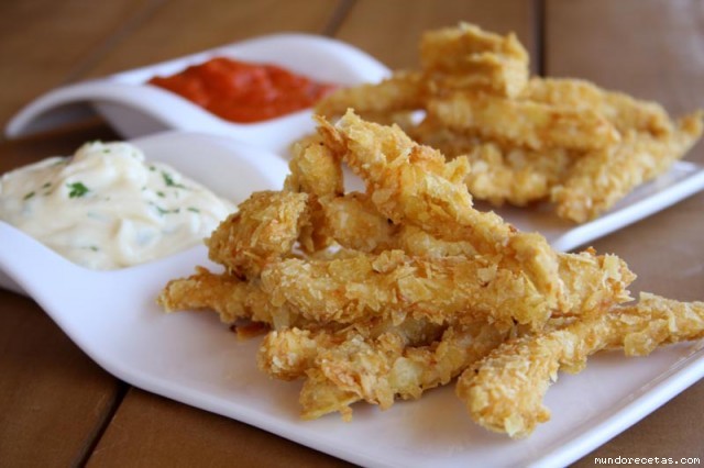 Pollo Rebozado en Patatas Fritas por Juanpe