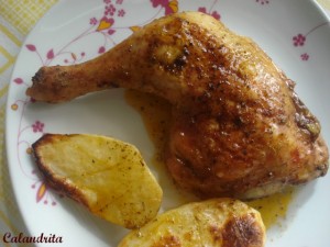 Pollo a las Hierbas Provenzales por Calandrita