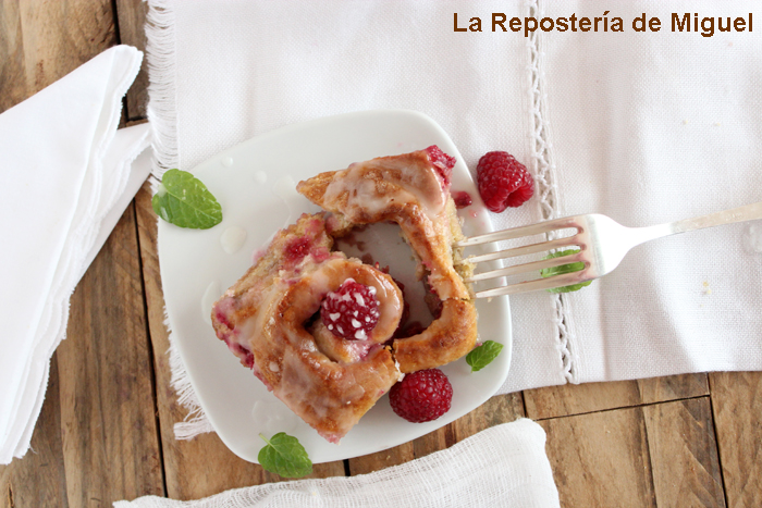Rolls de Frambuesas Y Limón por La Repostería de Miguel