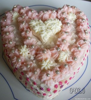 Tarta para San Valentín por Argala