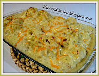 Coliflor al Vapor con Besamel de Calabacín por Buerbuja_84