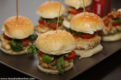 Mini Hamburguesas de Atún por Lacocinadecarbón
