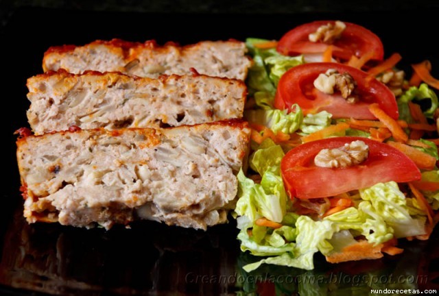 Pastel de Pavo con Salsa de Tomate y Mostaza por Tuxa