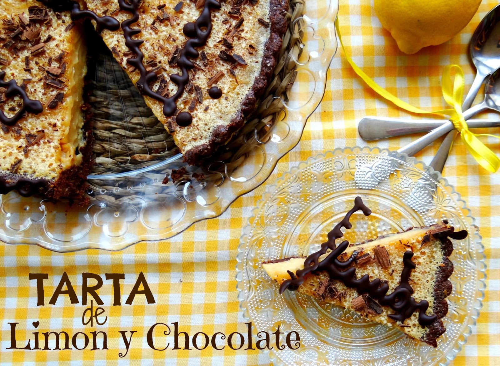 Tarta de Limón y Chocolate por Pasangara