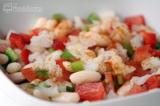 ensalada de judias blancas