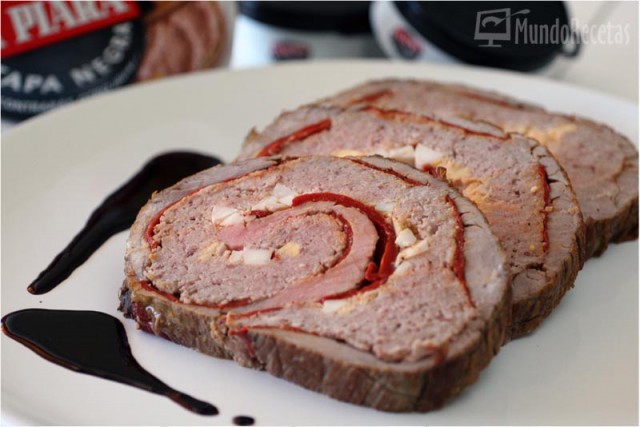 10 - Ternera rellena en salsa de vino y miel con La Piara Tapa Negra