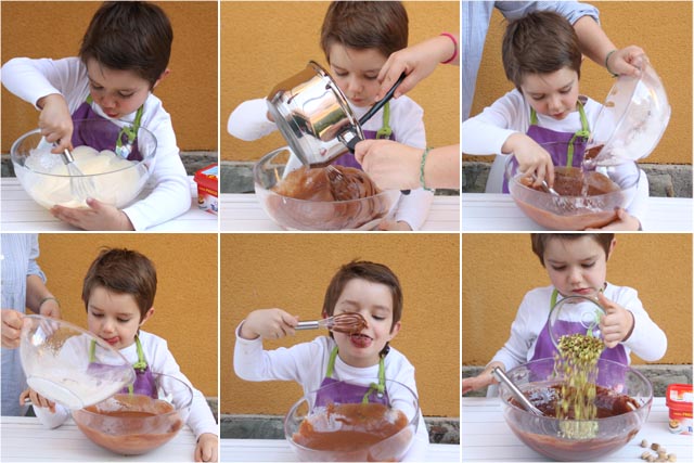 Preparación Brownie