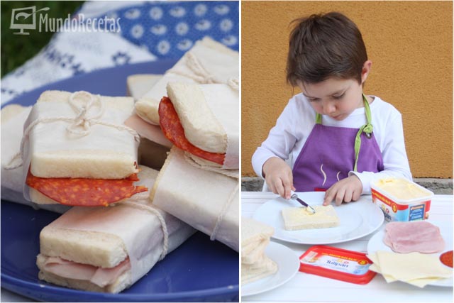 Preparación sanwiches