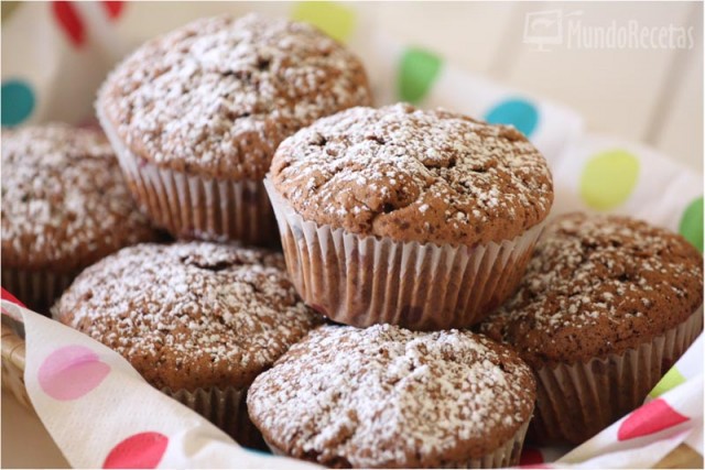 Magdalenas de chocolate