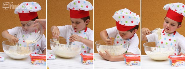 Preparación magdalenas