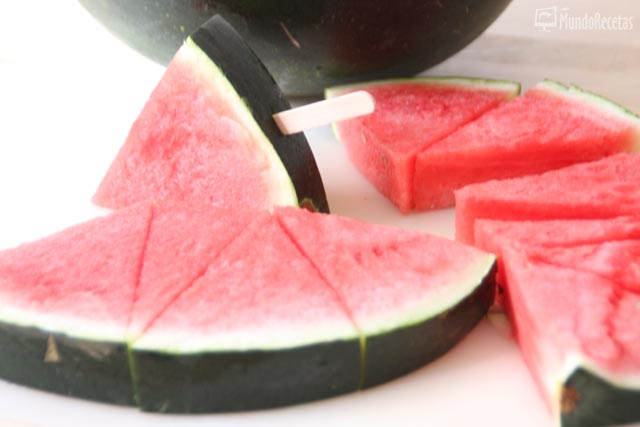 Preparación Polos de sandía