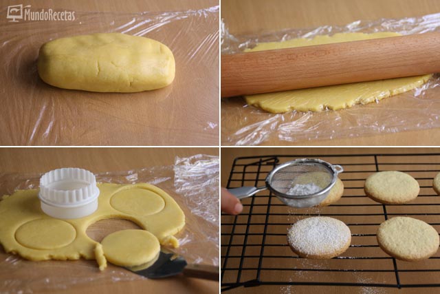 Preparación galletas Tulipán