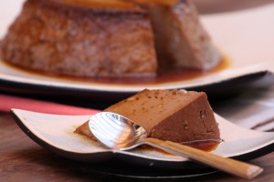 15-Flan de chocolate