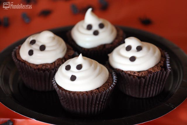 Cupcakes fantasmas
