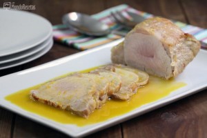 Lomo de cerdo a la naranja