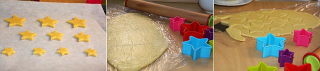 Preparación galletas arbol
