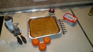 Bizcocho de mandarinas y semillas de amapola