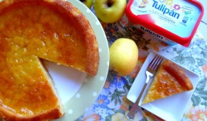 Pastel de manzana sin huevo por pasangara