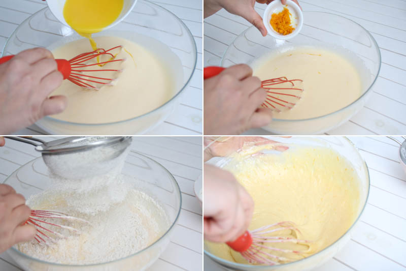preparacion tarta de naranja y chocolate 2