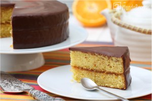 Tarta de naranja y chocolate y 10 consejos para que tus bizcochos salgan bien