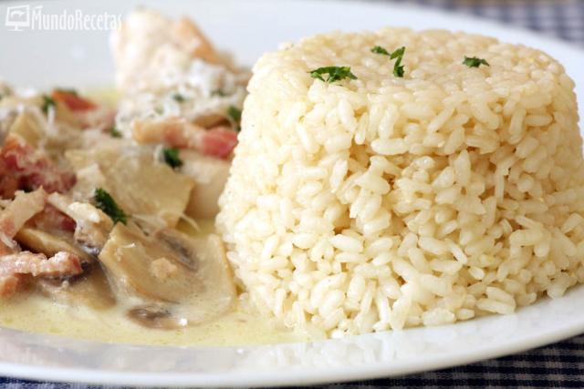 Arroz blanco de guarnicion con thermomix