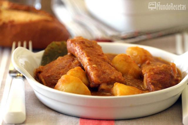 Patatas con costillas thermomix