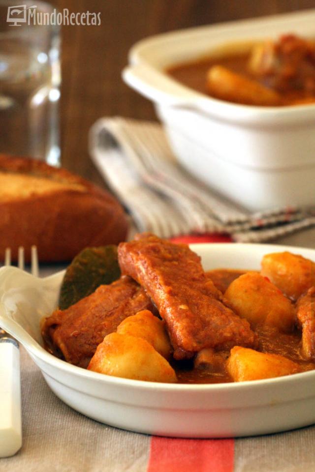 Patatas con costillas thermomix