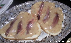 Receta de Canapés de higos o brevas y anchoas