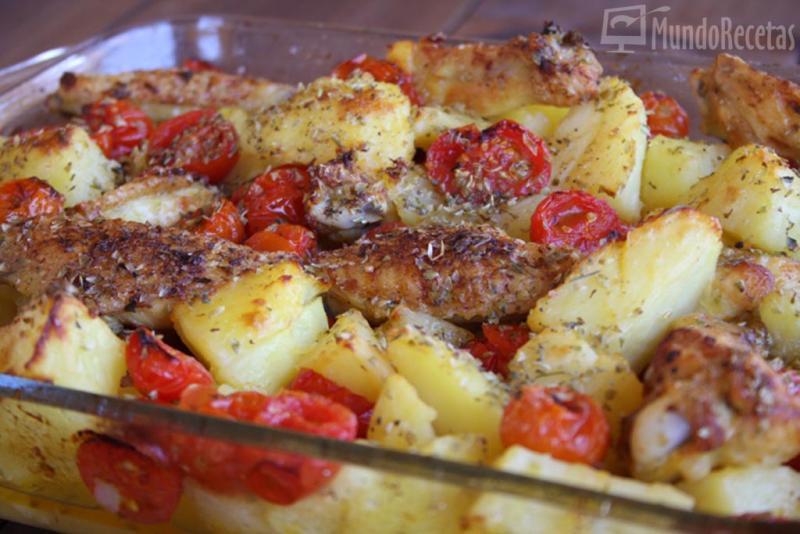 Pollo con Patatas yTomates Jamie Oliver final2.jpg