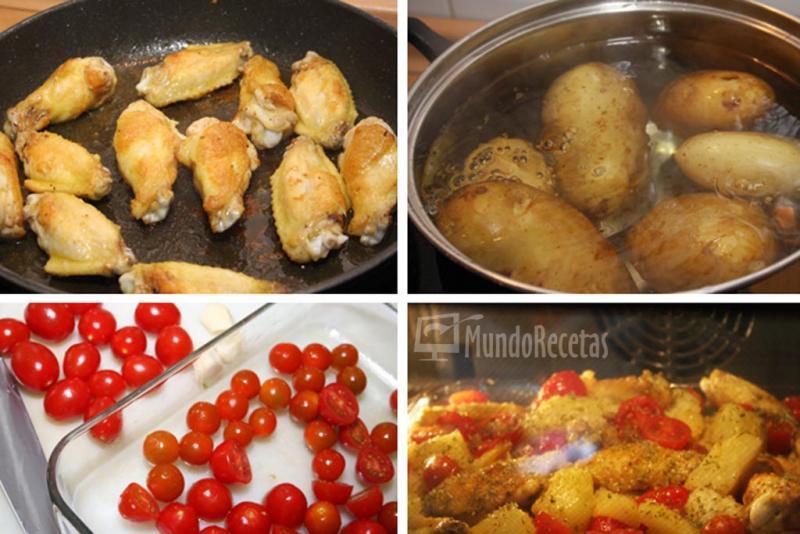 Pollo con Patatas yTomates Jamie Oliver Mix.jpg