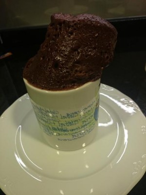 Bizcocho de Chocolate en Microondas en solo 3 minutos