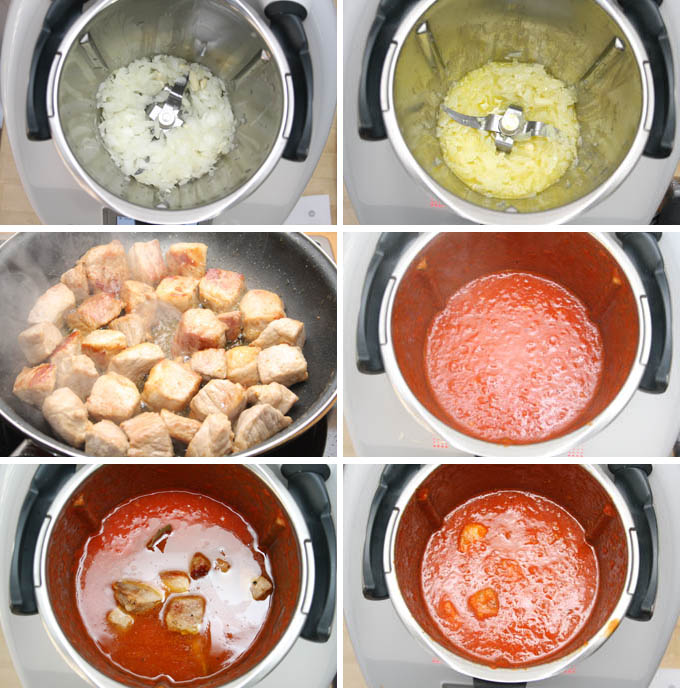Magro con tomate en Thermomix