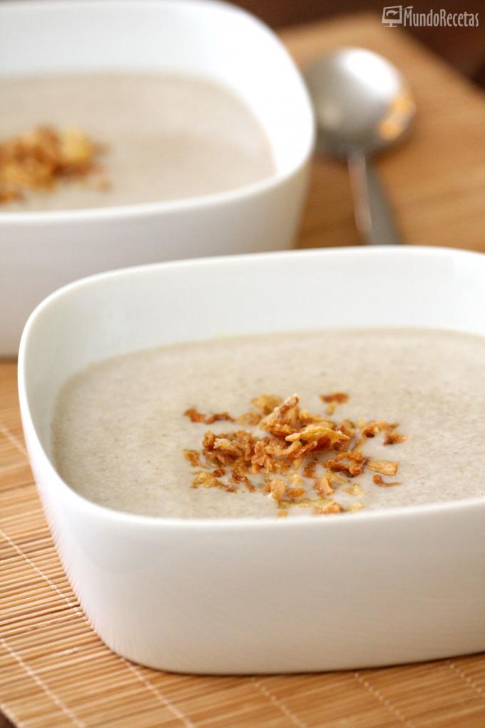Crema de champinones thermomix