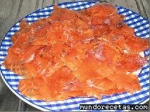 Receta de Salmón ahumado marinado Receta de Salmón ahumado marinado