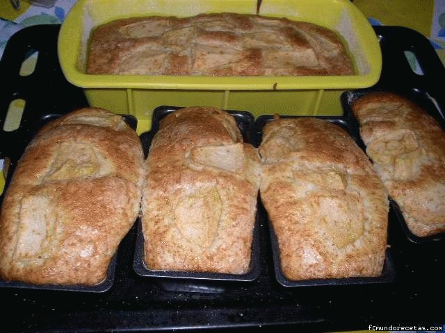 Receta de PLUMKAKE TRIKITRÍ DE MANZANA Receta de PLUMKAKE TRIKITRÍ DE MANZANA