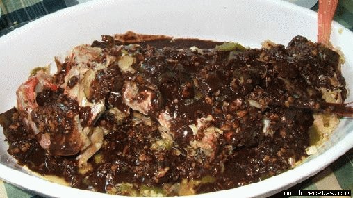 Receta de Palometa roja con chocolate Receta de Palometa roja con chocolate