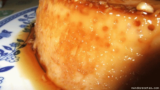 Receta de Flan de almendras
