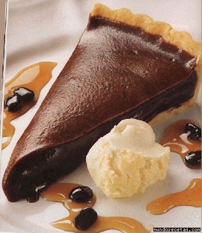 Receta de Tarta de chocolate amargo con jarabe de cafe en granos Receta de Tarta de chocolate amargo con jarabe de cafe en granos