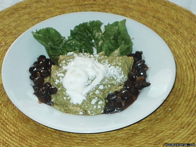 Receta de Enchiladas Coyolchauqui Receta de Enchiladas Coyolchauqui