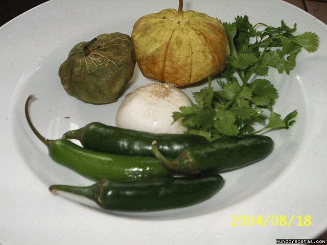 Receta de Salsa verde coatl Receta de Salsa verde coatl